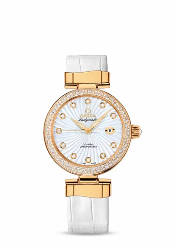 Omega LadyMatic Co-Axial 34 Yellow Gold / Diamond / MOP 425.68.34.20.55.002 (42568342055002)